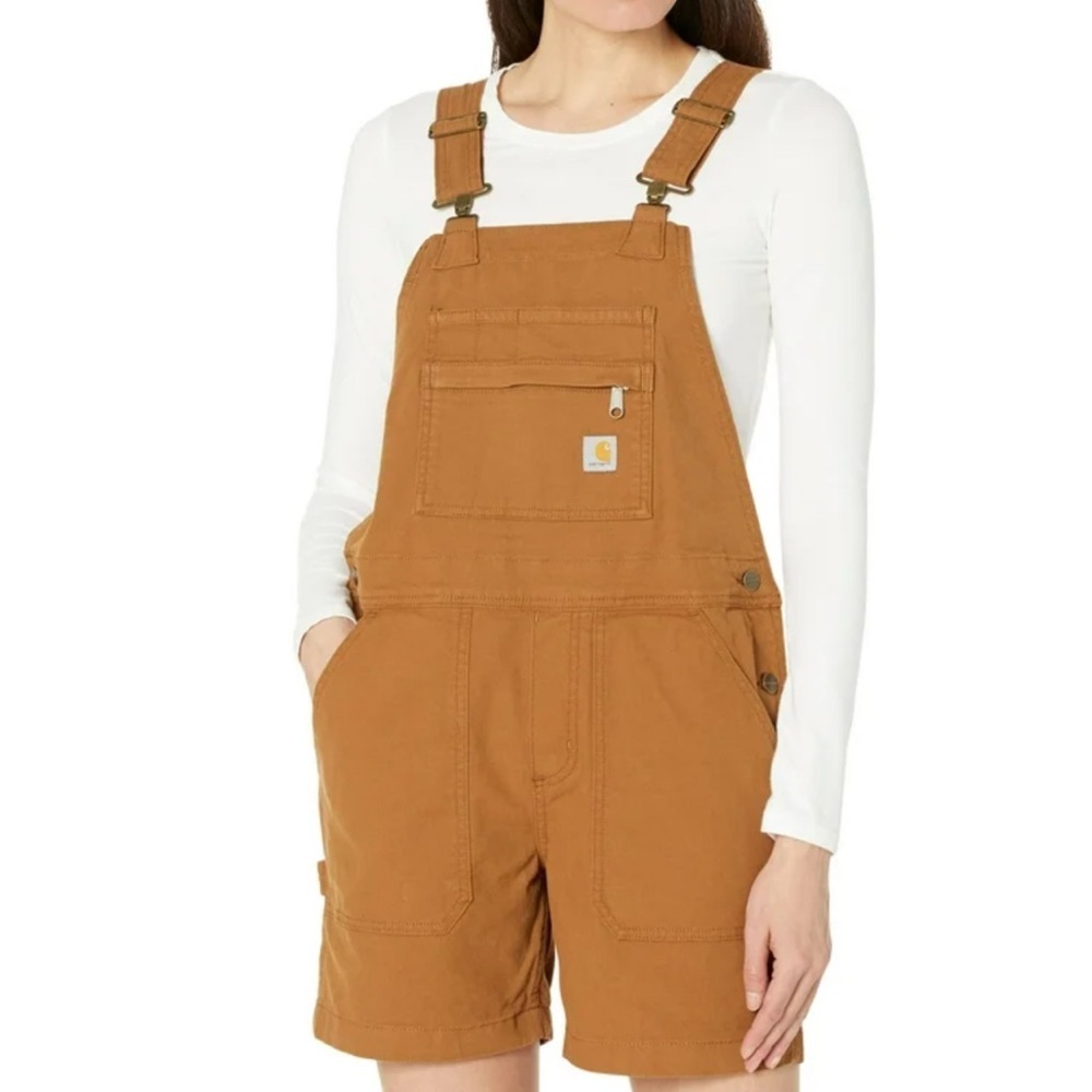 Carhartt Women's Brown Short Overalls